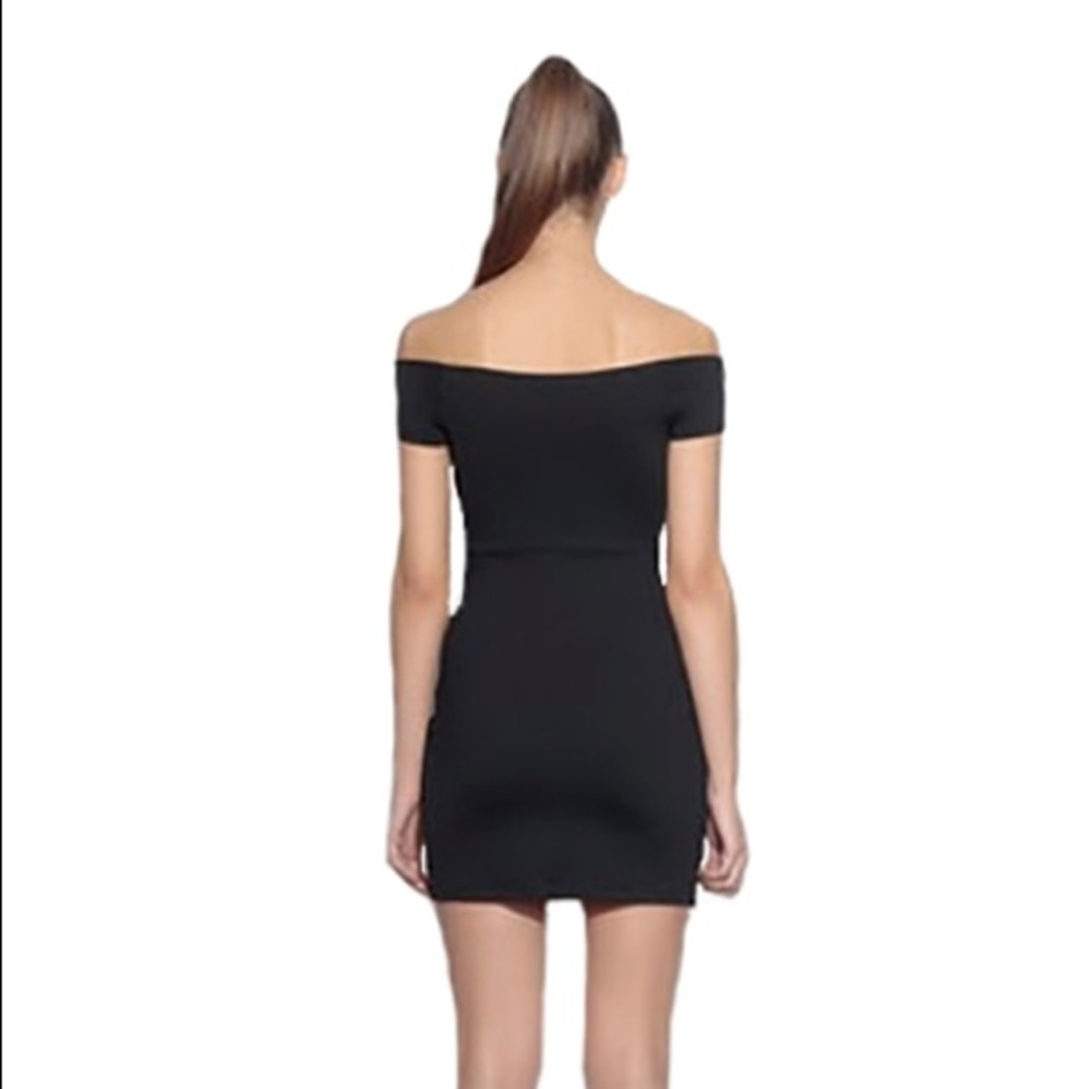 Susana Monaco Black Off Shoulder Dress Stretch XS - Picture 2 of 6